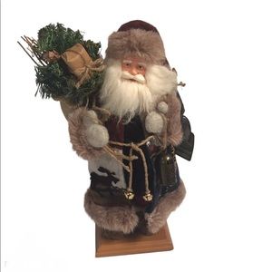 Rustic Outdoor Mountain Santa Decor Holiday Moose Nature Gorpcore